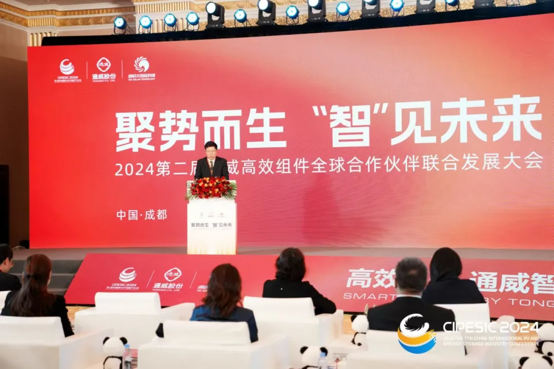 盐城经开区发布丨王旭东出席2024第七届中国国际光伏与储能产业大会并致辞